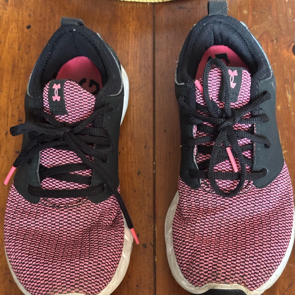 Under Armour Women's Athletic Shoes in Pink and Black